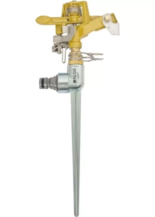 Разбрызгиватель импульсный (латунный) со штырём PALISAD LUXE 65479 купить в Урае