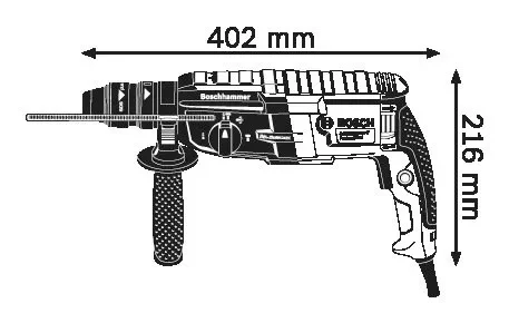 Перфоратор BOSCH GBH 2-28 F (0.611.267.600) купить в Урае