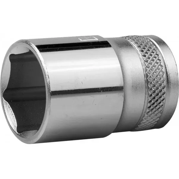 Торцовая головка KRAFTOOL "INDUSTRIE QUALITAT", Cr-V, FLANK, хромосатинированная, 1/2", 18 мм 27805-18_z01 купить в Урае