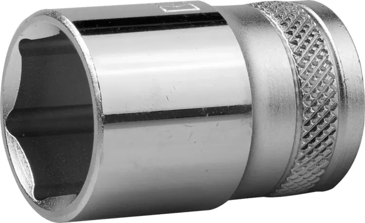 Торцовая головка KRAFTOOL "INDUSTRIE QUALITAT", Cr-V, FLANK, хромосатинированная, 1/2", 18 мм 27805-18_z01 купить в Урае