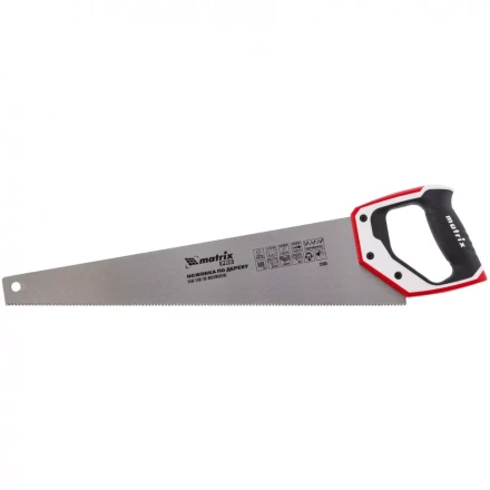 Ножовка по дереву 500 мм каленый зуб 3D 11-12TPI трехкомпонентная рукоятка PRO MATRIX 23585 купить в Урае