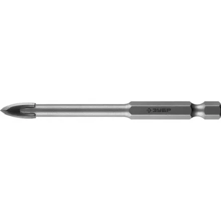 Сверло ЗУБР &quot;ПРОФЕССИОНАЛ&quot; с четырьмя режущими лезвиями  по стеклу и кафелю, d=8мм 29845-08_z01 купить в Урае