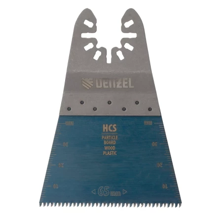 Насадка для МФИ режущая прямая, HCS, по дереву, ламинату 65 х 1.8 мм, крупный зуб Denzel 782313 купить в Урае