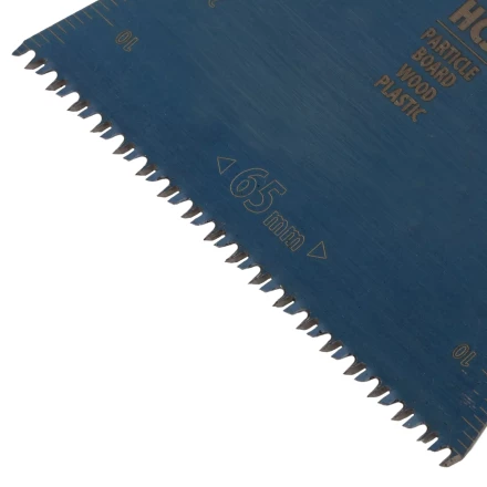 Насадка для МФИ режущая прямая, HCS, по дереву, ламинату 65 х 1.8 мм, крупный зуб Denzel 782313 купить в Урае