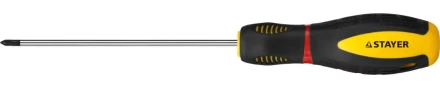 Отвертка STAYER &quot;PROFI&quot; &quot;PROTech&quot;, двухкомп рукоятка, намагниченная, Cr-Mo, PH0x100мм 25132-0-10_z02 купить в Урае