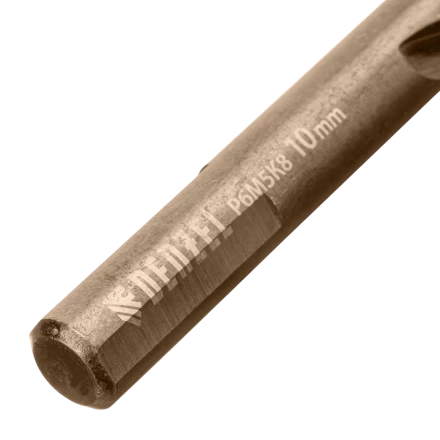 Набор сверл по металлу Denzel, 1-10 мм, Р6М5К8-TiN, Golden Tip, 10 шт 723005 купить в Урае