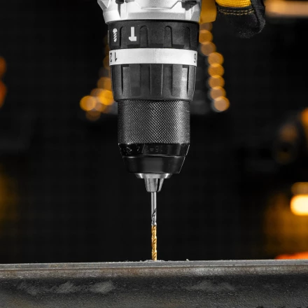 Набор сверл по металлу Denzel, 1-10 мм, Р6М5К8-TiN, Golden Tip, 10 шт 723005 купить в Урае