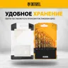 Набор сверл по металлу Denzel, 1-10 мм, Р6М5К8-TiN, Golden Tip, 10 шт 723005 купить в Урае