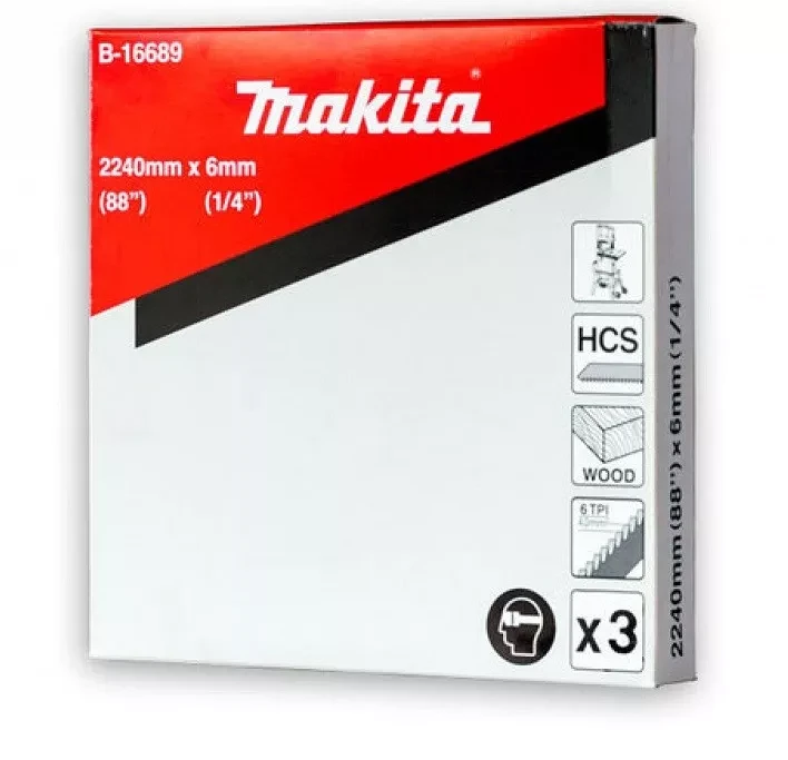 Набор полотен Makita B-16689 для ленточной пилы купить в Урае