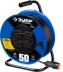 Удлинитель на катушке "КГ 315", 50 м, 3700 Вт, 4 гнезда, IP44, КГ 3х1,5 кв мм, ЗУБР 55080-50 купить в Урае