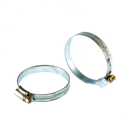 Хомуты металлические червячные 51-70 мм ширина 12 мм английский тип W1 2 шт Сибртех 47671 купить в Урае