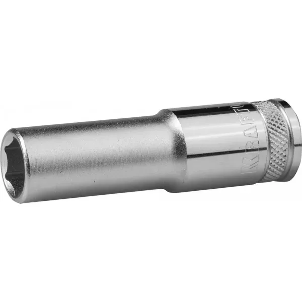 Торцовая головка KRAFTOOL "INDUSTRIE QUALITAT", удлиненная, Cr-V, FLANK, хромосатинированная, 1/2", 12 мм 27807-12_z01 купить в Урае