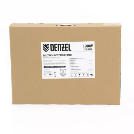 Конвектор электрический XCE-1500, 230 В, 1500 Вт, X-образный нагреватель Denzel 98116 купить в Урае