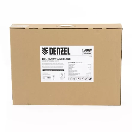Конвектор электрический XCE-1500, 230 В, 1500 Вт, X-образный нагреватель Denzel 98116 купить в Урае