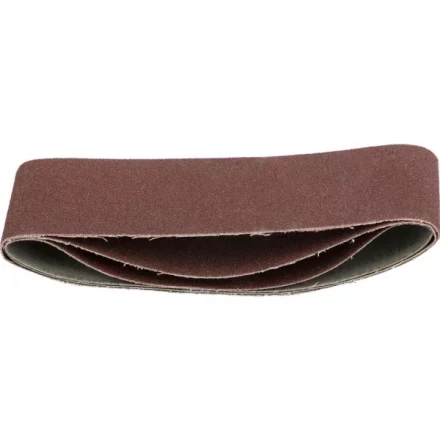 Лента STAYER &quot;MASTER&quot; шлифовальная универсальная бесконечная на тканевой основе, для ЛШМ, P80, 75х457мм, 3шт 35441-080 купить в Урае