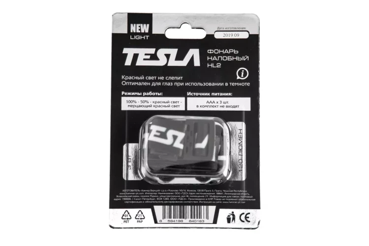 Фонарь TESLA HL2 3 Вт 120 Лм купить в Урае