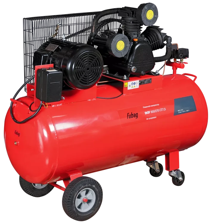 Компрессор масляный поршневой ременной Fubag DCF 900/270 CT7.5 двухступенчатый купить в Урае