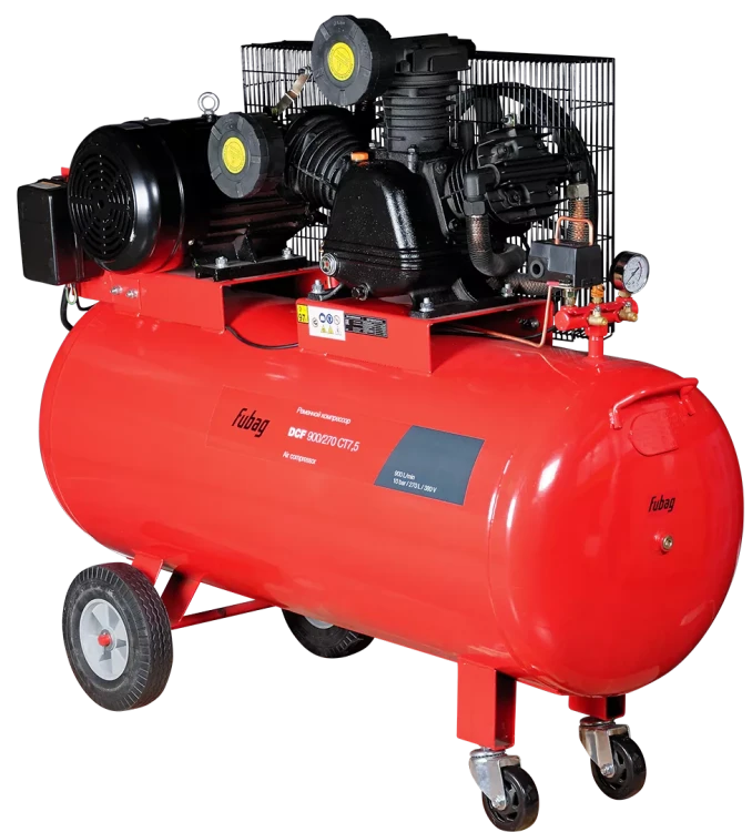 Компрессор масляный поршневой ременной Fubag DCF 900/270 CT7.5 двухступенчатый купить в Урае