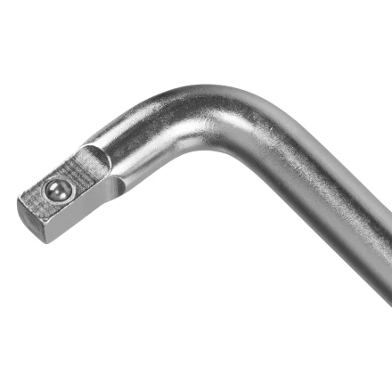 Вороток Г-образный, 150*40 мм, квадрат 1/4&quot;, CrV, матовый хром Denzel 14061 купить в Урае