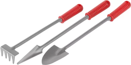 Набор GRINDA для ухода за комнатными растениями: Совок посадочный широкий, совок посадочный, грабельки, 3 предмета 8-422460-H3_z01 купить в Урае