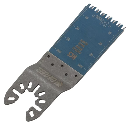 Насадка для МФИ режущая пазовая прямая, HCS, по дереву, ламинату 34 х 2.5 мм, крупный зуб Denzel 782315 купить в Урае