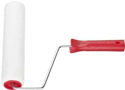 Валик ЗУБР &quot;МАСТЕР&quot; &quot;ВЕЛЮР-АКВА&quot;, полиэстер, для водорастворимых акриловых лаков, ворс 4мм, ручка 6мм, d=40/240мм 03537-24 купить в Урае