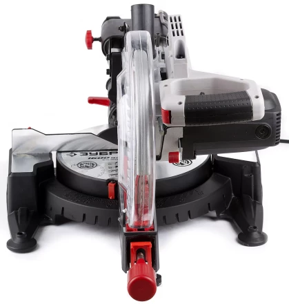 Пила торцовочная ЗУБР &quot;МАСТЕР&quot;, сдвижная голова, 255 мм, 4800 об/мин, 1600 Вт ЗПТ-255-1600-Л-02 купить в Урае