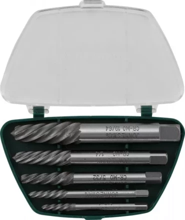 Комплект экстракторов съемник шпилек  5/64&quot;- 19/64&quot; 5 предметов   AG 010049  Jonnesway 47024 купить в Урае