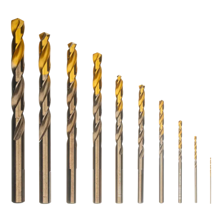 Набор сверл по металлу Denzel 723006, 1,5-6,5мм, Р6М5К8-TiN, Golden Tip, 13 шт купить в Урае