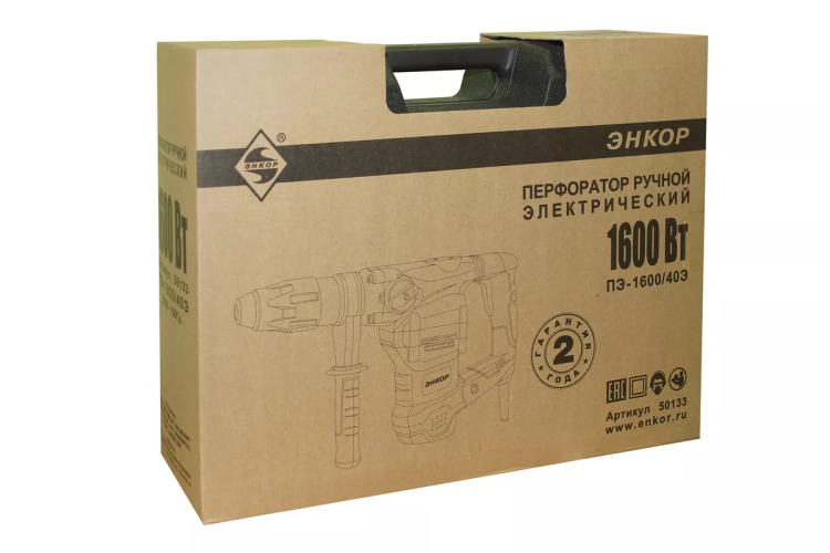 Перфоратор SDS max ПЭ-1600/40Э Энкор 50133 купить в Урае