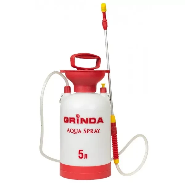 Опрыскиватель садовый GRINDA "Aqua Spray", широкая горловина, устойчивое дно, алюминиевый удлинитель, 5л 8-425115_z01 купить в Урае