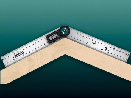 Транспортир-угломер ЗУБР из нержавеющей стали, многофункциональный, нониусный 34682 купить в Урае