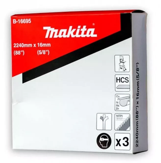 Набор полотен Makita B-16695 для ленточной пилы купить в Урае