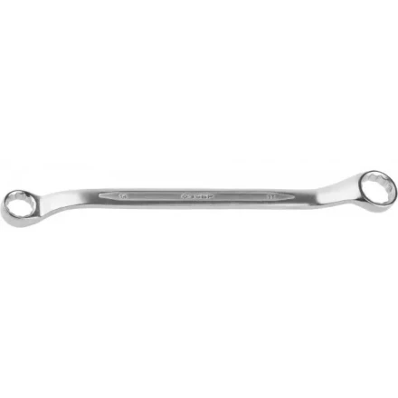 Ключ ЗУБР &quot;ПРОФИ&quot; гаечный накидной изогнутый, Cr-V сталь, хромированный, 14х17мм 27132-14-17 купить в Урае