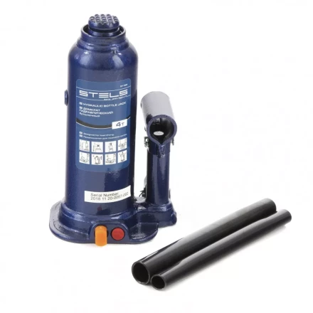 Домкрат гидравлический бутылочный 4 т h подъема 188-363 мм Stels 51162 купить в Урае