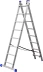 Лестница ЗУБР универсальная, двухсекционная со стабилизатором, 8 ступеней 38821-08 купить в Урае