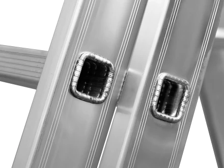 Лестница ЗУБР универсальная, двухсекционная со стабилизатором, 8 ступеней 38821-08 купить в Урае