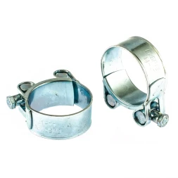 Хомуты металлические силовые 44-47 мм ширина 22 мм шарнирный W1 2 шт Сибртех 47537