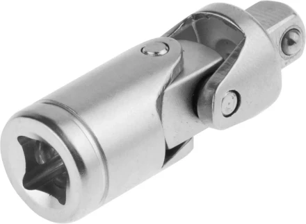 Шарнир карданный ЗУБР &quot;МАСТЕР&quot; (1/4&quot;), Cr-V, хроматированное покрытие 27723-1/4 купить в Урае