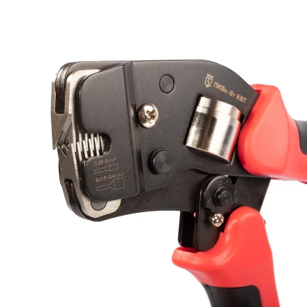 Пресс-клещи КВТ ПКВк-6т для опрессовки втулочных наконечников до 6 мм (102038) купить в Урае