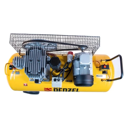 Компрессор воздушный, ременный привод BCI4000-T/200, 4.0 кВт, 200 литров, 690 л/мин Denzel 58124 купить в Урае