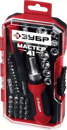 ЗУБР Мастер 41, 41 шт, набор: отвертка с насадками (25042) купить в Урае