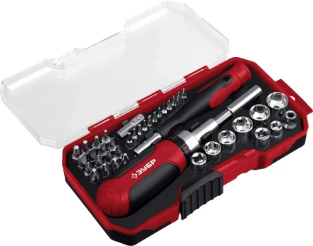 ЗУБР Мастер 41, 41 шт, набор: отвертка с насадками (25042) купить в Урае