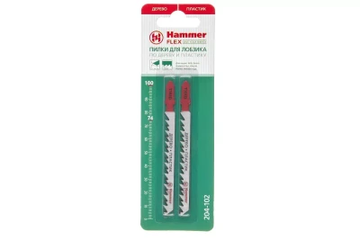 Пилки для лобзика HAMMER JG WD T101D (2шт.)