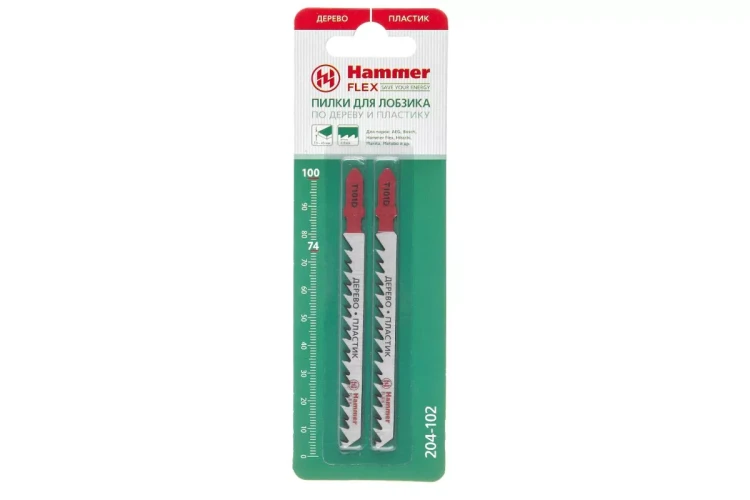 Пилки для лобзика HAMMER JG WD T101D (2шт.) купить в Урае