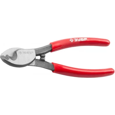 Кабелерез ЗУБР&quot;МАСТЕР&quot;для резки неброн кабеля из цв металлов, цельнокованые из Ст 55,кабель сечением до 22 мм2,150мм 23343-15 купить в Урае