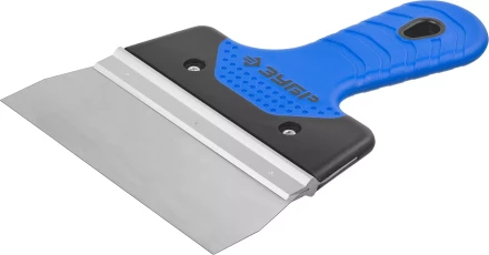 Шпатель ЗУБР &quot;ПРОФЕССИОНАЛ&quot; ФАСАДНЫЙ нержавеющий, 2к ручка. 150мм 10049-15_z03 купить в Урае