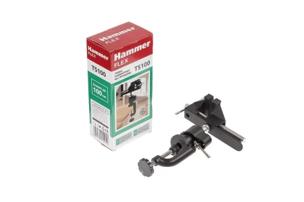 Тиски поворотные HAMMER TS100, шарнирные купить в Урае