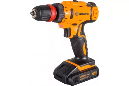 Дрель-шуруповерт Вихрь ДА-18Л-2КC 72/14/34 купить в Урае