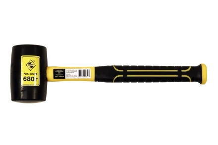 Киянка резин.680гр.с фиберглассовой рукоят.1/6/24 23058 купить в Урае